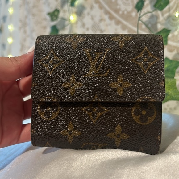Authentic Vintage Louis Vuitton Monogram Leather Double Snap Wallet - Picture 3 of 12